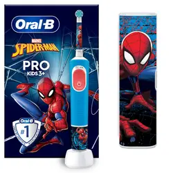 Oral B električna zubna četkica Pro Kids 3+Spiderman+putna torbica 