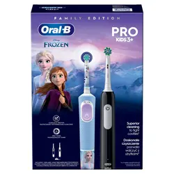 Oral B Family Edition Pro Series 1 Black + Pro Kids 3+ Frozen 