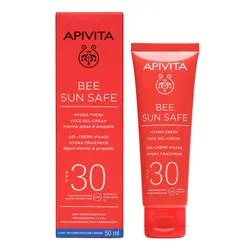 Apivita Bee sun safe hidratantna gel-krema za lice spf30 