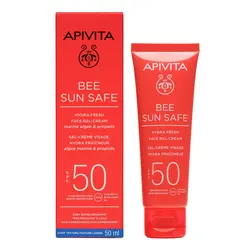 Apivita Bee sun safe hidratantna gel-krema za lice spf50 