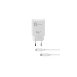 Cellularline kućni punjač Apple USB-C i kabel C to Lightning 20W 