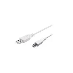 GBC USB 2.0 kabel, USB-A na USB-B, 2.0m, bijeli 