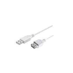 GBC USB 2.0 produžni kabel, USB-AM na USB-AŽ, 2.0m, bijeli 