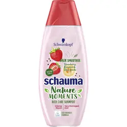 Schauma Nature Moments Strawberry, Banana & Chia Seeds Hair Smoothie šampon 400 ml 