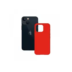 KSIX silikonska zaštitna maska za iPhone 14, crvena  - Crvena