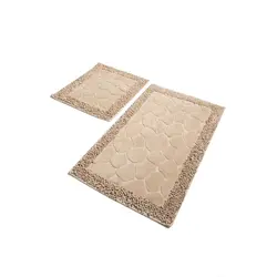 Colourful Cotton Set kupaonskih tepiha STONE (2 kom) 