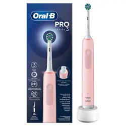 Oral B električna zubna četkica PRO SERIES 3 CROSS ACTION PINK 
