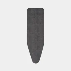 Brabantia presvlaka i podloga za dasku za glačanje B, 124 x 38 cm, 8 mm, traper crna 