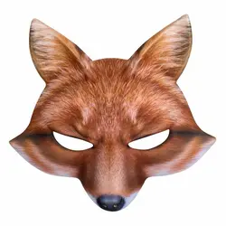 Maškare maska pola lica lisica 