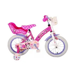 Disney Dječji bicikl Minnie Cutest Ever! 14“ s dvije ručne kočnice rozi 
