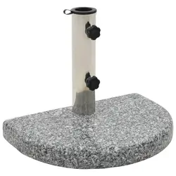 Garden stalak za suncobran od granita 10 kg zaobljeni, sivi 