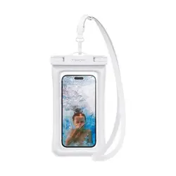 Spigen A610 Vodootporna, plutajuća torbica za telefon, bijela (ACS06010) 