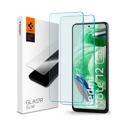 Spigen Xiaomi Redmi Note 12 5G/POCO X5 5G zaštitno staklo za ekran telefona, Glass tR Slim, 2 kom (AGL06048) 