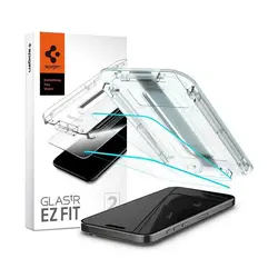 Spigen iPhone 15 Pro zaštitno staklo za ekran telefona, Glass tR EZ Fit, Transparency, 2 kom (AGL06892) 