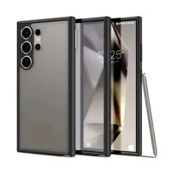 Spigen Samsung Galaxy S24 Ultra frost black zaštitna maska za telefon Ultra Hybrid, (ACS07296) 