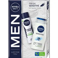 Nivea Men  Sensitive gel za tuširanje + dezodorans 