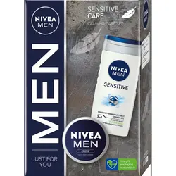 Nivea Men set Sensitiv gel za tuširanje + krema 