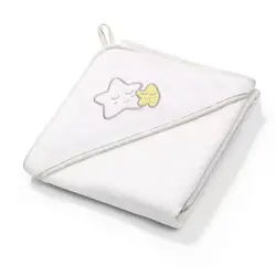 BabyOno ručnik, bijeli sa zvijezdom 