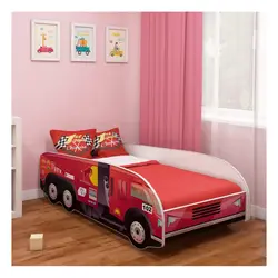 Acma dječji krevet s motivom 140x70 cm 03-Dakar crvena 