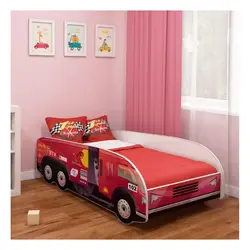 Acma dječji krevet s motivom 180x80 cm 03-Dakar crvena 