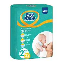 Evy Baby pelene 3 u 1 sistem Standard, 2 Mini 32/1 
