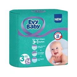 Evy Baby pelene 3 u 1 sistem Standard, 3 Midi 24/1 