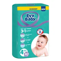 Evy Baby pelene 3 u 1 sistem  Twin, 4 Maxi 40/1 