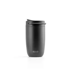 Equa Cup, termo šalica od nehrđajućeg čelika za čaj/kavu, 300ml, crna 
