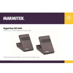 Marmitek HDMI ekstender | bežični | 4K Ultra HD | jednokrevetna soba 