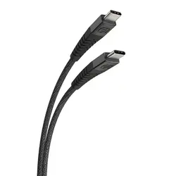 Scosche Strikeline heavy-duty kabel USB-C na USB-C, 1.2m, sivi 