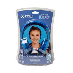 CELLY Slušalice naglavne, dječje, plave 