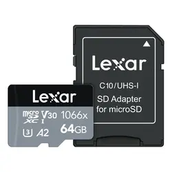 Lexar High-Performance 1066x microSDXC™ UHS-I  - 64 GB