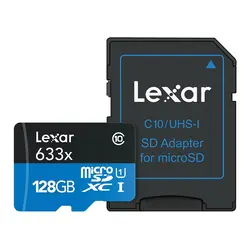 Lexar High-Performance 633x microSDXC™ UHS-I  - 128 GB