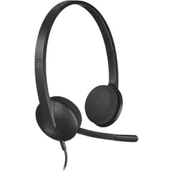 Logitech H340, USB, slušalice s mikrofonom  - Crna