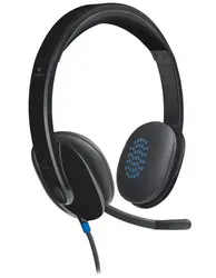 Logitech H540, USB, slušalice s mikrofonom  - Crna