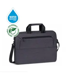 RivaCase ECO torba za laptop 15,6“ vodoodporna, siva 