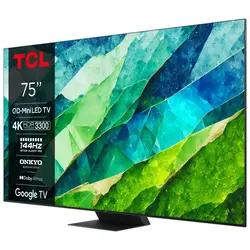 TCL Mini LED, QLED 4K TV s Google TV-om 75C855 