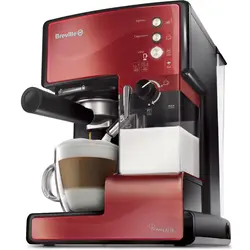 Breville aparat za espresso Prima Latte VCF046X01, crveni  - Crvena