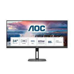 AOC monitor U34V5C, 34“, HDMI, DP, USB-C, HAS, 100HZ 