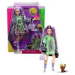 Barbie lutka extra sa 12 dodataka i životinjom 