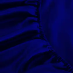 Silk Factory svilena plahta, 90x190 cm  - Mornarsko-plava