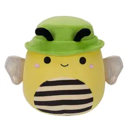 Squishmallows 20cm - Sunny - Žuta pčela sa zelenim šeširom 