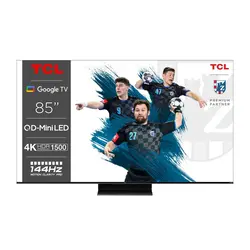 TCL MINI LED TV 85C805, 144Hz, Google TV  - 85"