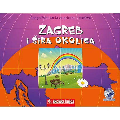 Regijska karta - Zagreb i šira okolica