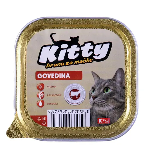 Hrana za mačke s govedinom Kitty