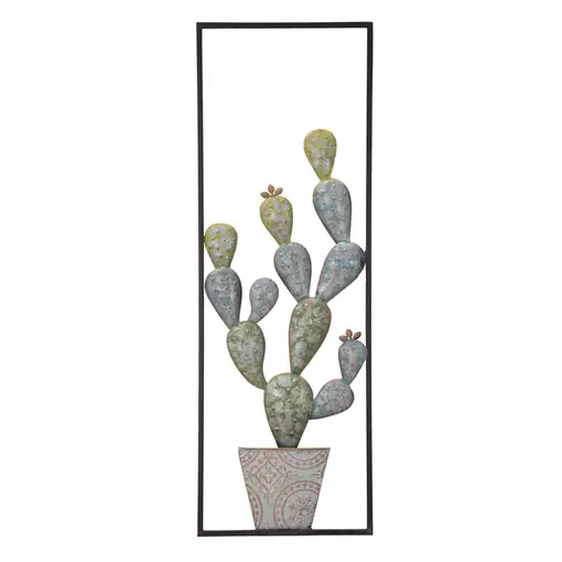 zidna dekoracija kaktus-okvir -A,  31x2.5x90 cm