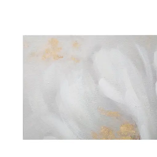 slika bijelo/zlatni Cvijet 140x3.7x70 cm