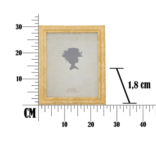 okvir za fotografije Stick glam, 25.3x1.8x30.5 (unutrašnja veličina 20x25) cm