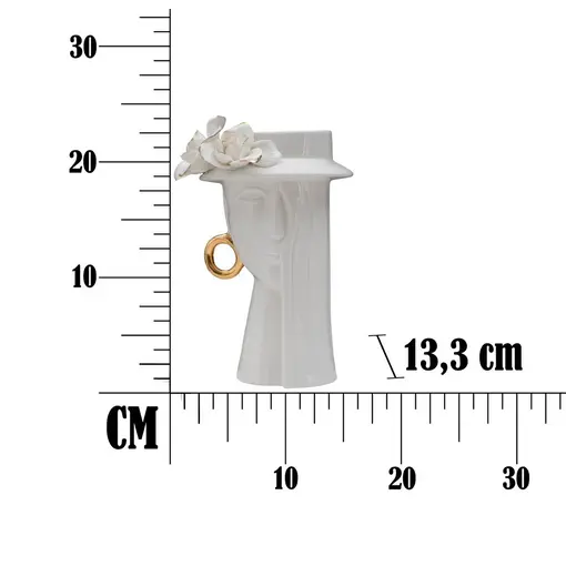 vaza Ženska elegant, 15x13.3x23.5 cm