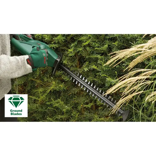 akumulatorske škare za uređivanje trave i grmova ISIO  + nož za travu (80mm) + teleskopska drška